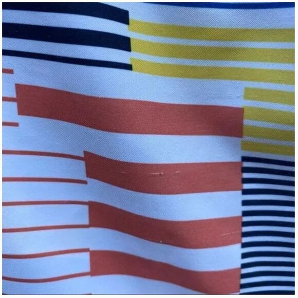 Original Penguin 8-Bit Striped Swim Trunks Blue Depths Combo 29 - Picture 10 of 10